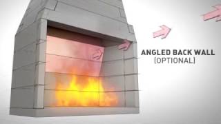 Firerock Pre Engineered Masonry Fireplace