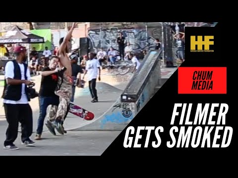FILMER GETS SLAMMED BUT WANTS MORE CLIPS !!!