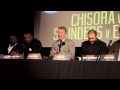 DERECK CHISORA v TYSON FURY FULL UNCUT PRESS CONFERENCE WITH FRANK WARREN & UNDERCARD / BAD BLOOD