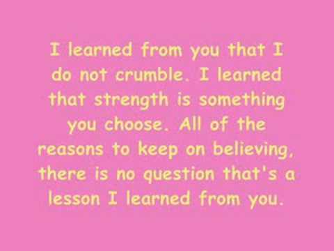I Learned From You Video