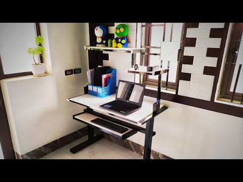 Bàn làm việc làm từ...sắt vụn | Bàn làm việc đẹp | Bàn học | ban lam viec | ban hoc | desk work