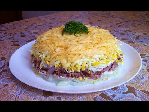 Салат "Мужской Каприз" / Праздничный Мясной Салат / Очень Простой Рецепт (Вкусно и Быстро) Салат "Мужской Каприз" / Праздничный Мясной Салат / Очень Простой Рецепт (Вкусно и Быстро)