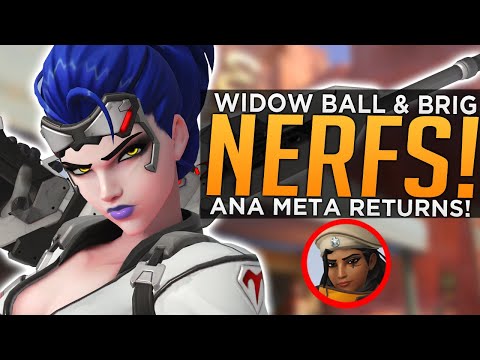 Overwatch: Widowmaker, Ball & Brigitte NERFS! - Ana Meta is BACK!