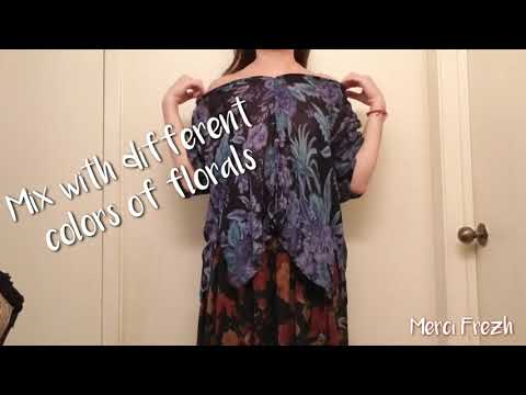 How to style a Floral print Skirt "Be Frezh tips"
