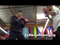 Manny Pacquiao vs Brandon Rios rios last day of sparring before china EsNews Boxing