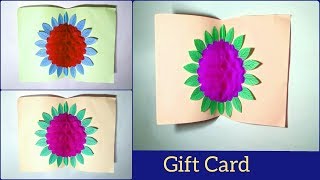Handmade Gift Card Using Craft Paper How To Make A Pop Up Handmade Gift Card Using Craft Paper How To Make A Pop Up