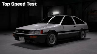 351 Kmph In Toyota Ae86 Levin Tokyo Xtreme Racer