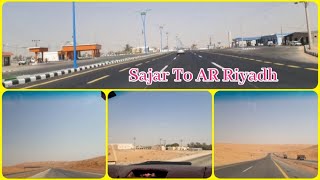 SAJAR to AR RIYADH  SAUDI ARABIA travel by Road