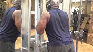 tricep extensions.... holy arms