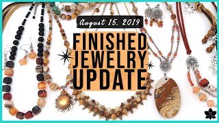 ✨FINISHED JEWELRY UPDATE 💜AUGUST 15, 2019 | Inspired by Aug '19 Bargain Bead Box | Project Share