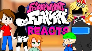 Friday Night Funkin' Mod Characters Reacts | Part 16 | Moonlight Cactus |