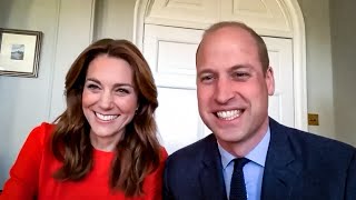 The Duke and Duchess of Cambridge call Veterans on VE Day