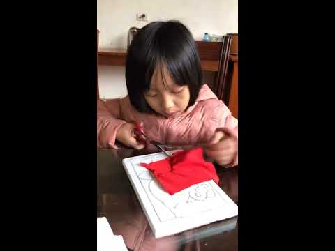 Hướng dẫn làm tranh vải - patchwork no sewing
