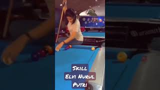Skill Bilyard Elvi Nurul Putri