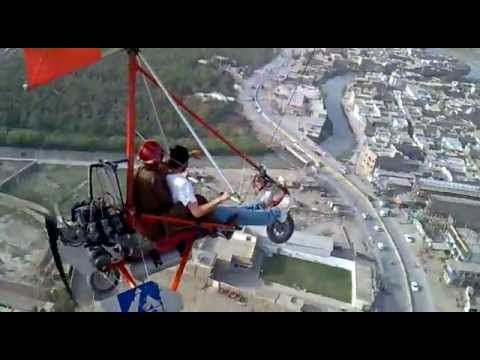  Aircraft on Microlight Trike Flying At Peshawar Pakistan