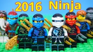 Lego Ninjago 2016 Figures 레고 스카이 해적닌자고 닌자 피겨 소개 동영상