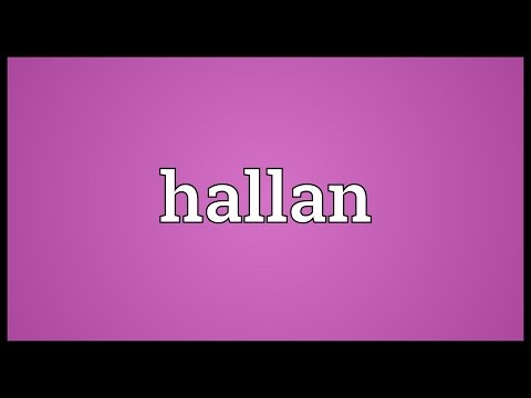 Header of hallan