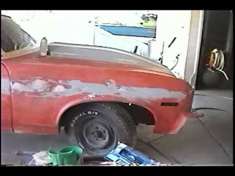 cutting 1974 chevy nova fender line