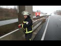 Unfall mit Gefahrguttransporter auf A7: Vollsperrung und kilometerlanger Stau