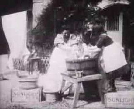 Sunlight Soap from vegetable oils, Lever Bros 1896 year. The Beginnings of Product Placement in Motion Pictures On December 28, 1895, pioneering French 