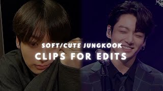 soft/cute jungkook clips for edits