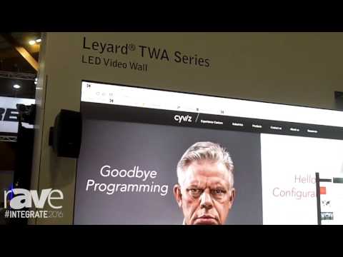 Integrate 2016: Leyard Features Its TWA Series of LED Video Wall Displays