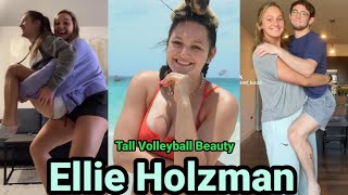 Ellie Holzman - The Tall Volleyball Beauty | Tall Amazon Woman | Tall Woman Short Man