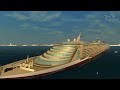 Big Cruise Sinks | MS OCEANA | ShipSim