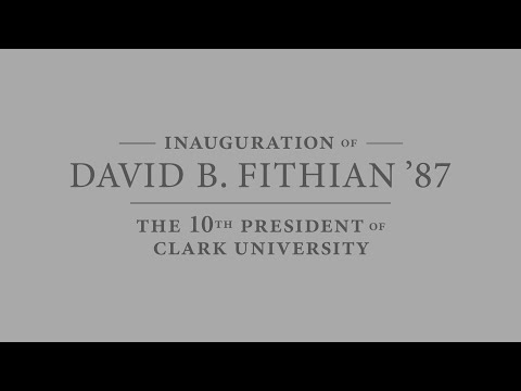 David Fithian Presidential Inauguration ceremony video