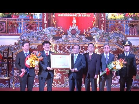 Trung tâm Bảo tồn di tích Cố đô Huế đón nhận Huân chương Độc lập hạng ba