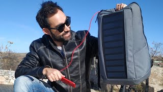 Esta MOCHILA es INCREIBLE - Mochila con CARGA SOLAR SUNNYBAG