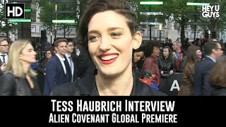 Tess Haubrich Premiere Interview - Alien Covenant