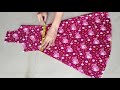 Umbrella Frock/Dress Cutting and Stitching Step by Step for 7-8 year