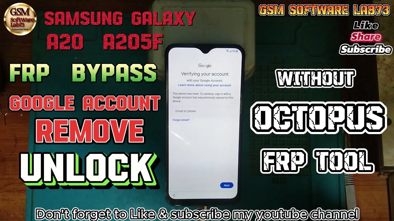 Samsung Galaxy A20 FRP Bypass|Samsung A20 Google Account Samsung Galaxy A20 FRP Bypass|Samsung A20 Google Account
