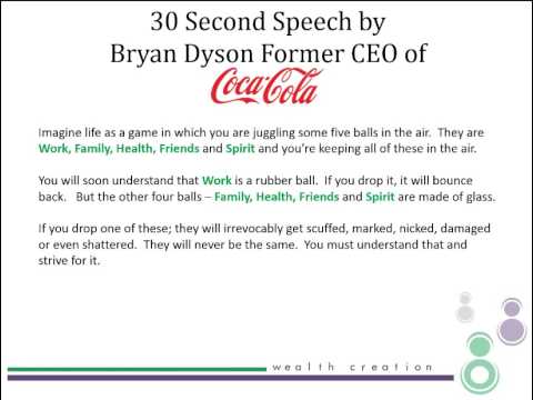 speech cola coca ceo 30 second