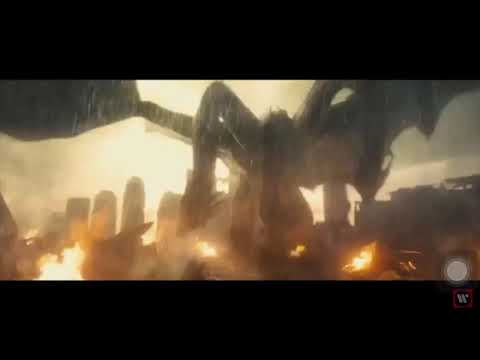 Godzilla king of the monster clip: ghidorah absorbs Godzilla energy