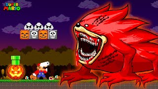 Mario Vs Shin Knuckle Tapes In Halloween Maze Mayhem Game Animation
