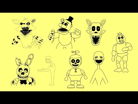 Как нарисовать 5 ночей с фредди поэтапно фокси той Как нарисовать 5 ночей с фредди поэтапно фокси той