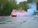 Kumho/OK Tires Driving Program - Cobra R Color Smoke Burnout