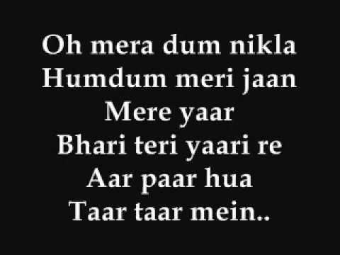 O Yaara - shaitan - lyrics