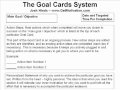 Goal Setting - The Goal Cards System Presentation By Josh Hinds