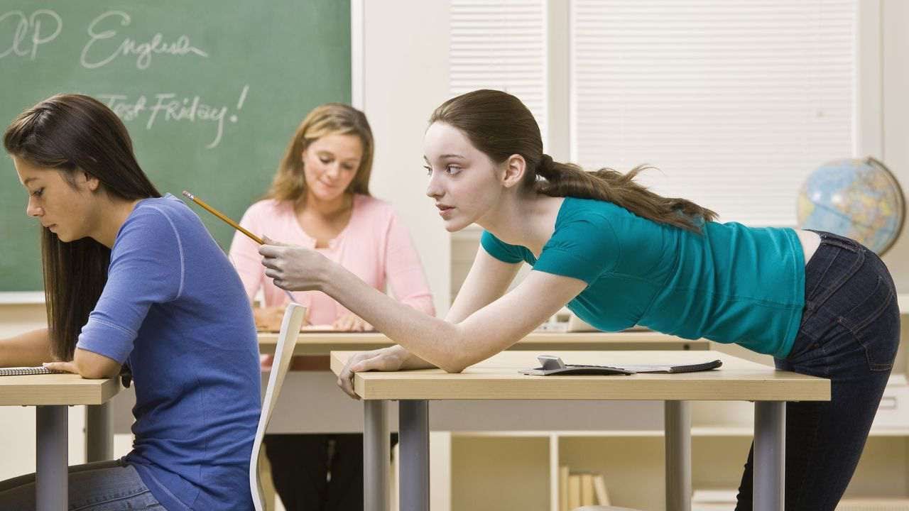 Teacher disciplines student