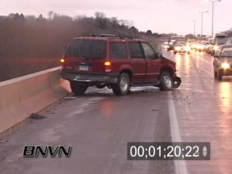 1/1/2005 Cars Wreck In An Ice Storm video
