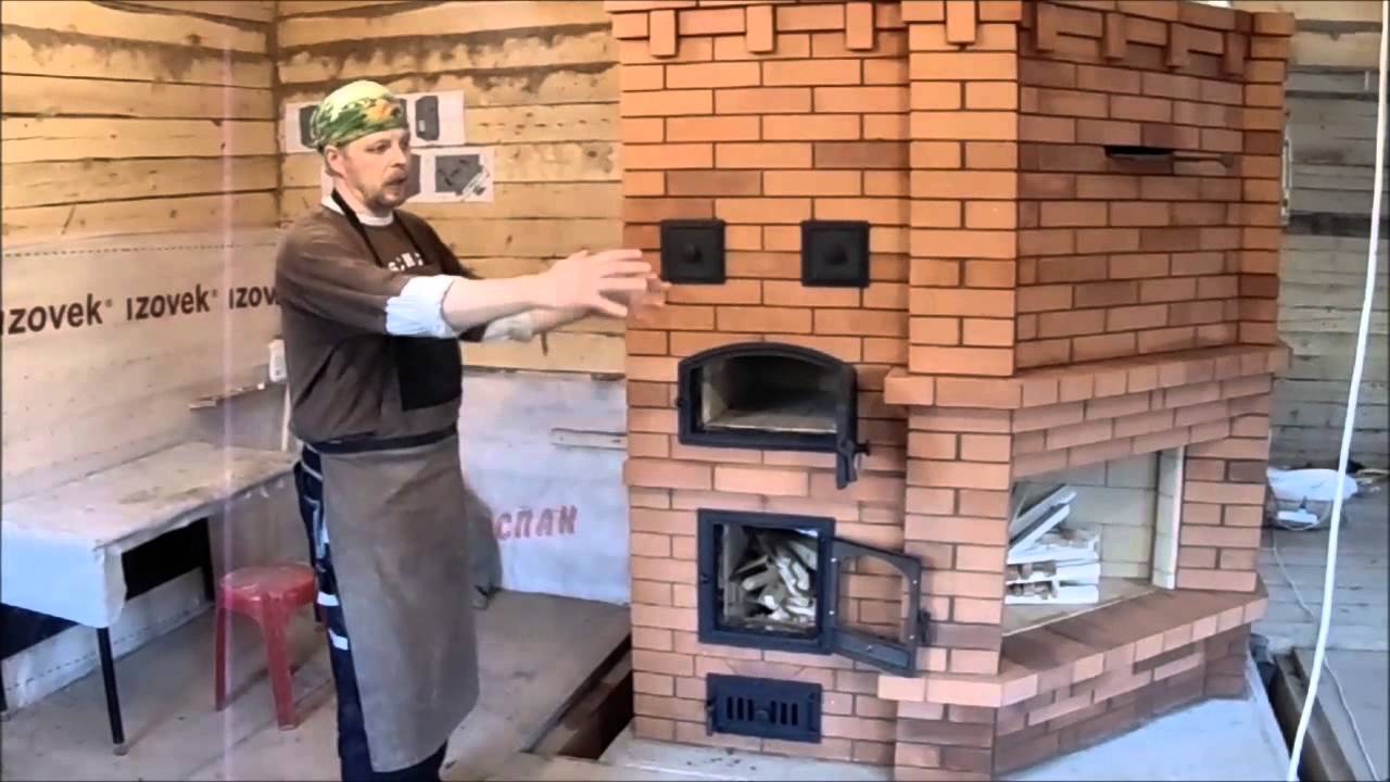 Печь камин своими руками ютуб 34