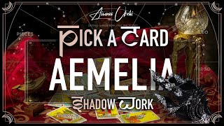 AEMELIA | SHADOW WORK PICK A CARD READING | DARK MIRROR ORACLE DECK