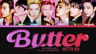 BTS Butter (Hotter Remix) Lyrics (Color Coded Lyrics)