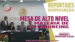 Mesa de Trabajo de Alto Nivel en materia de SUBCONTRATACIÓN, en el SENADO 24 febrero 2020