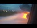 Singapore Airlines SQ368 on fire after emergency landing - VI...