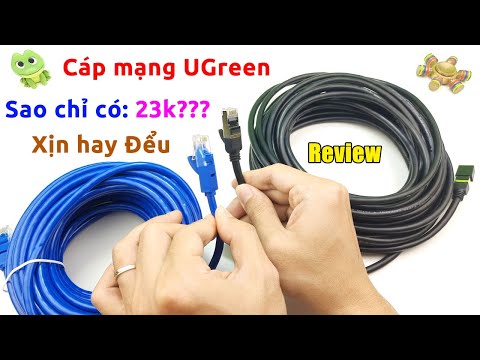 Trên tay Cáp Mạng UGREEN Giá RẺ trên Lazada và CÁI KẾT có tốt không?