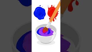 Mixing Colors For Kids Learn Red, Yellow, Blue Fun 2D Color Mixing Video Happy Tv Shorts